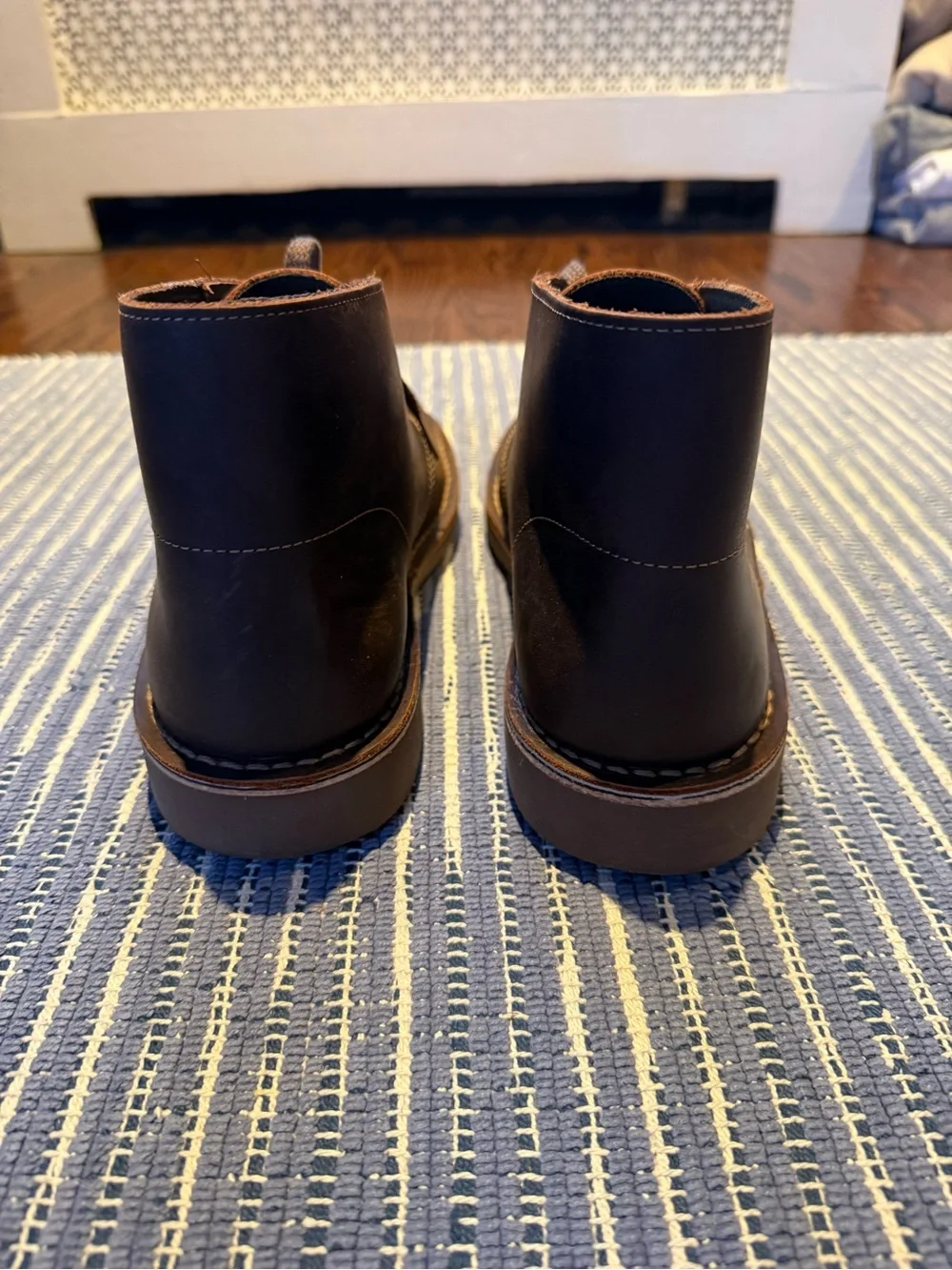 Clarks Men's Dark Brown Leather Dessert Boots